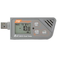 衡欣 AZ88161 多次用双温度记录器(USB介面)